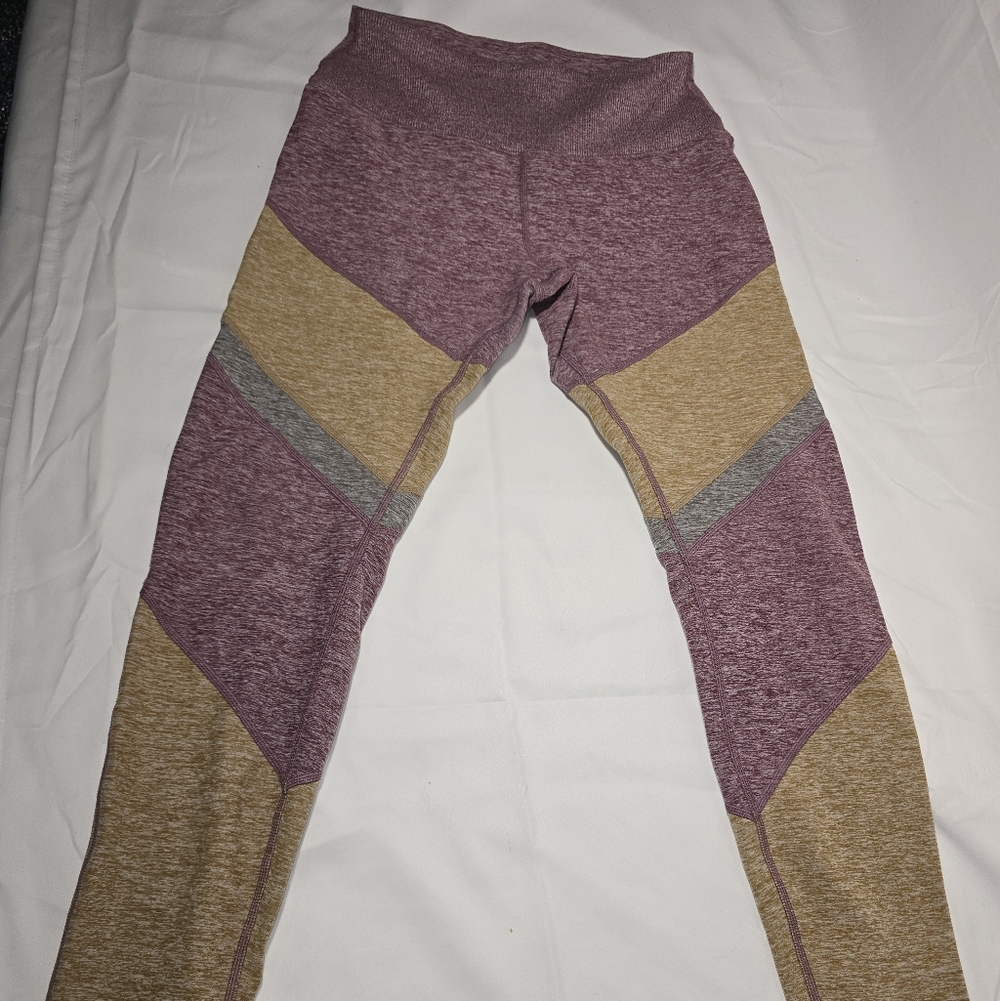 Alo Yoga Sheila Alosoft Leggings High Waist Medium Med M 28" Inseam Excellent B3